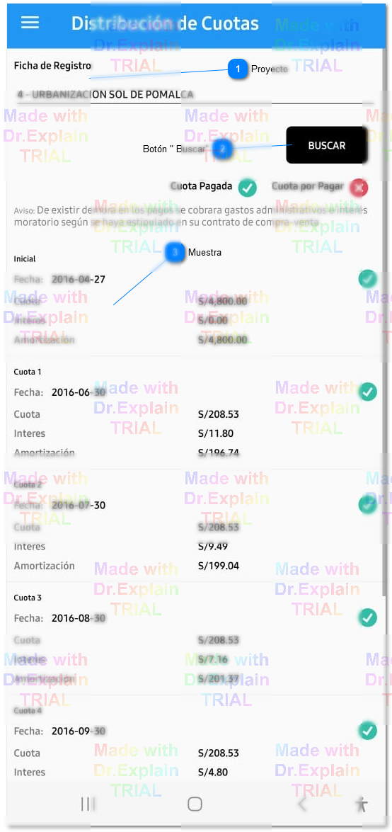 2.1.2. Mostrar Distribución de Cuotas